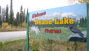 Dease Lake Sign