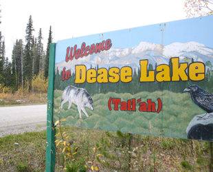 Dease Lake Sign