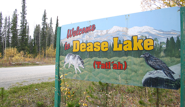 Dease Lake Sign