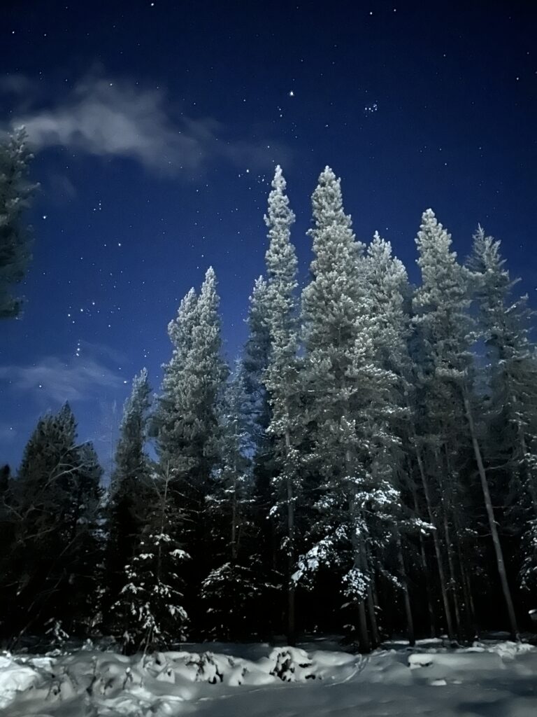Another beautiful Tātl'ā winter night