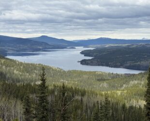 Dease Lake from the microwave station - find Dease Lake Accommodations